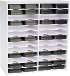 Krafetto 26 Grids Ink Pad Storage Rack, Wall-mountable Stamp Pad Organizer by Krafetto