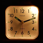Tinload Small Battery Operated Analog Travel Alarm Clock Silent Non Ticking - Image 6