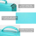 Vomgomfom Deluxe PU Leather Pencil Case - Image 3