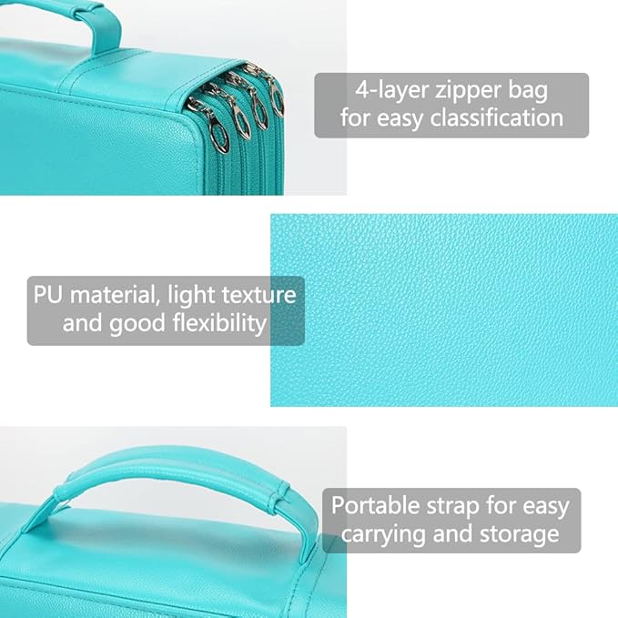 Vomgomfom Deluxe PU Leather Pencil Case - Image 3