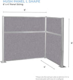 Versare Hush Panel Cubicle Kit | Workstation Partition Walls | Sound Dampening - Image 3
