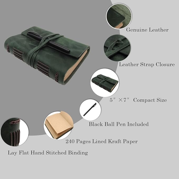 Green Notebook Journal - Image 2