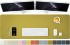Large Desk Mat - 47.2"x 17" Non-Slip PU Desk Pad by HOMIEAZICOZI