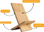 Healfyya Bamboo Tablet Holder - Image 2