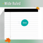 12 Pack Legal Pads 8.5 x 11 Note Pads 8.5 x 11 Inch Notepad 360 Sheets Writing - Image 4