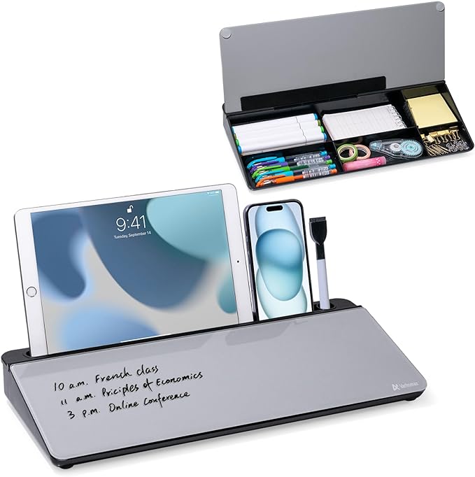 Varhomax Glass Desk Whiteboard by Varhomax