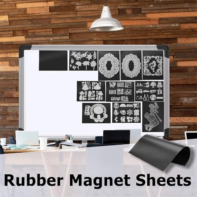 20Pcs/set Large Size Dies & Stamp Storage Bags and Soft Rubber Magnetic Sheets - Image 9