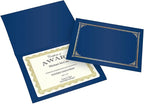 Geographics Classic Linen Document Covers 12.5” x 9.75” Navy Blue 60 Pack - Image 5
