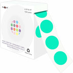 PARLAIM 3/4 Inch Roll Color Coding Labels, 1000 per Roll Round Permanent by PARLAIM