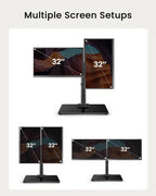 ErGear Freestanding Dual Monitor Stand - Image 6