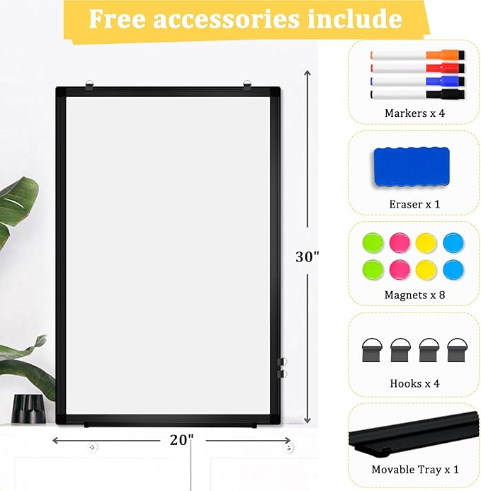 AMUSIGHT Double-Sided Magnetic Whiteboard - Image 6
