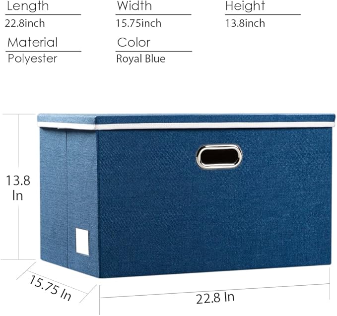 PRANDOM Extra Large Collapsible Storage Bins - Image 5
