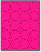 NextDayLabels - 8-1/2 x 11 Neon Color High Light Fluorescent Labels