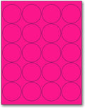 NextDayLabels - 8-1/2 x 11" Neon Color High Light Fluorescent Labels by NextDayLabels