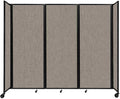 Versare Room Divider 360 Portable Wall Partition | Folding Panels | Large by VERSARE
