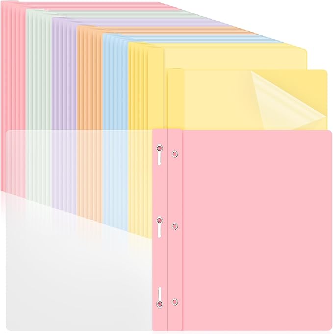 Feifeiya 48 Pack Plastic Report Covers by Feifeiya