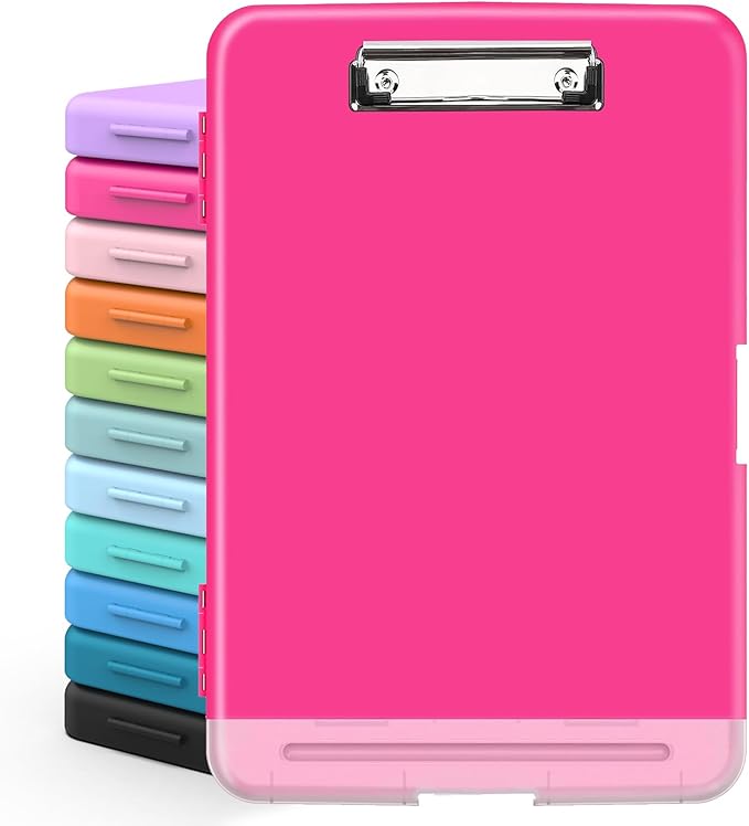 Sooez Clipboards with Storage, High Capacity Clip Boards 8.5x11 with Storage by Sooez
