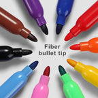 Volcanics Dry Erase Markers Low Odor Fine Whiteboard Markers Thin Box of 30 - Image 7