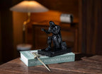 NCQIXIAO Medieval Templar Vanguard Officer Knight Pen Holder Pen Stand Desk - Image 6