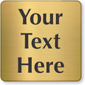SmartSign Custom Brass Sign by SmartSign