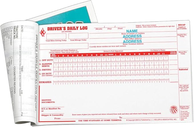Driver Daily Log Book 10-pk. - Image 2