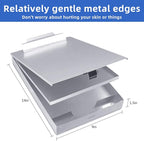 Sunnyclip Metal Clipboard with Storage, Aluminum Three-Tier Box Clipboards - Image 7