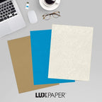 LUXPaper 8.5" x 11" Paper | Letter Size | Cream Parchment | 60lb. Text | 250 Qty - Image 9