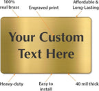 SmartSign Custom Brass Sign - Image 4