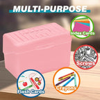 H4D Index Card Holder 3x5, Index Card Box Organizer Case, 3x5 Flash Note Card - Image 6