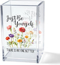 Vgrti Just Be Yourself Acrylic Makeup Brush Organizer Holder, Motivational by Unknown