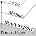 Print It - Vellum Bristol Colored Cardstock Cover Paper, 67 Lb, 8.5" X 11” - Image 2
