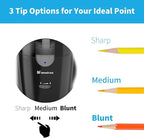 tenwin Chargeable Electric Pencil Sharpener, Heavy Duty Adjustable Art - Image 3