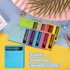 Phone Message Sticky Notes Phone Memo Pads, 9 Pads Lined Sticky Notes Pads - Image 3