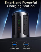 Yegosh Power Strip Tower Surge Protector - Image 5