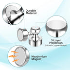 GOOLADA 56Pack Small Fridge Magnets, Neodymium Refrigerator Magnets - Image 4