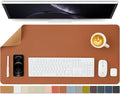 Cork Desk Mat - Dual-Sided Desk Pad by HOMIEAZICOZI