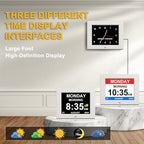 8‘’ Digital Calendar Day Clock, Gifts - Image 2