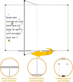 XBoard Magnetic Whiteboard 72 x 48 Inch | Giant Foldable Dry Erase White Board - Image 5