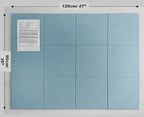 DECORITA Felt Wall Tiles | Large Cork Board Alternative | Aesthetic Felt - Image 2
