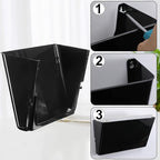 Colarr 8 Pcs Wall File Holder Organizer Plastic Wall Mount Mail Organizer - Image 7