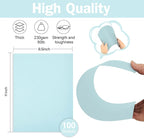 100 Sheets Light Blue Cardstock 8.5 x 11 Pastel Paper, Goefun Blue Card Stock - Image 2