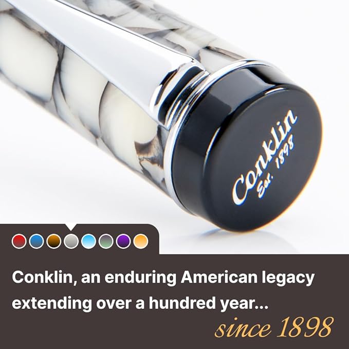 Conklin Duragraph Fountain Pen Cracked Ice - Image 4
