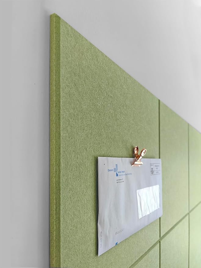 DECORITA Felt Wall Tiles | Large Cork Board Alternative | Aesthetic Felt - Image 5