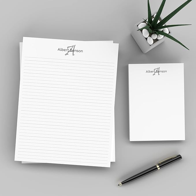 PrintPPS Personalized Monogram Notepads by PrintPPS