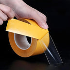 Ultra-Thin Clear Double Sided Adhesive Tape 2 Inch x 85FT Heavy Duty Two Side by Angkeel