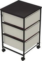 CASUNER Small Cabinet with Drawers Rolling 3 Drawer Mobile File Cabinet - Image 7