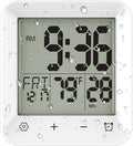 Wisoee Digital Shower Clock Waterproof, Bathroom Wall Clock Timer by Wisoee