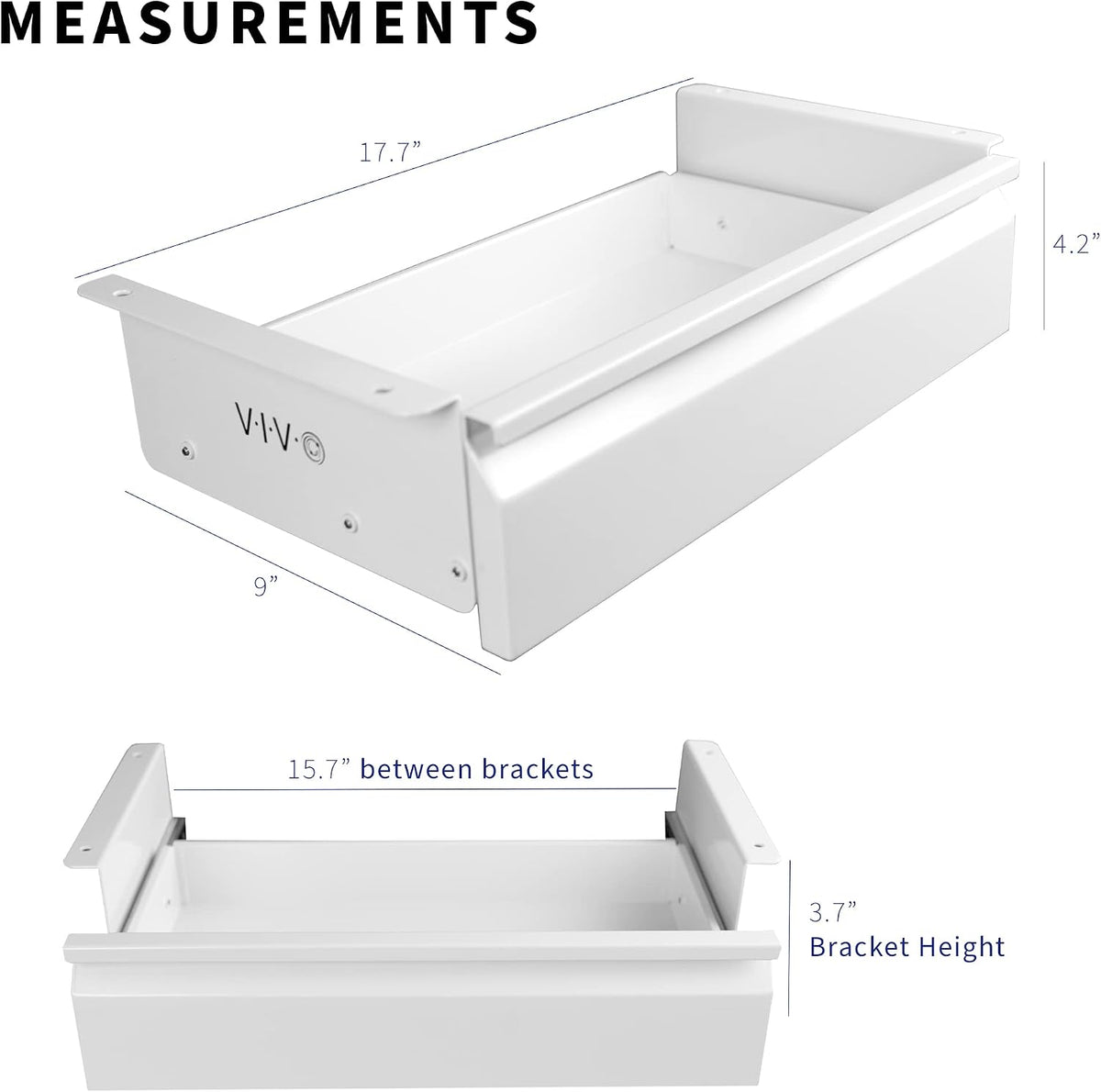 VIVO 16 x 9 in Under Desk Slide Out Drawer
