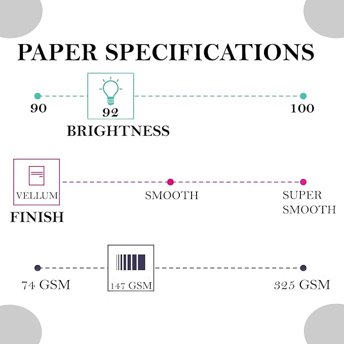 Print It - Vellum Bristol Colored Cardstock Cover Paper, 67 Lb, 8.5" X 11” - Image 3