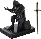 NCQIXIAO Medieval Templar Vanguard Officer Knight Pen Holder Pen Stand Desk - Image 2